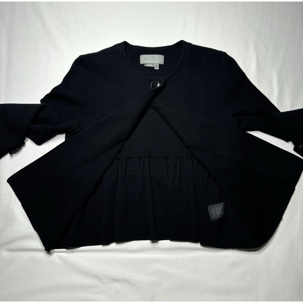 Anthropologie Crop Swing‎ Shrung Black Size XS - Picture 3 of 7